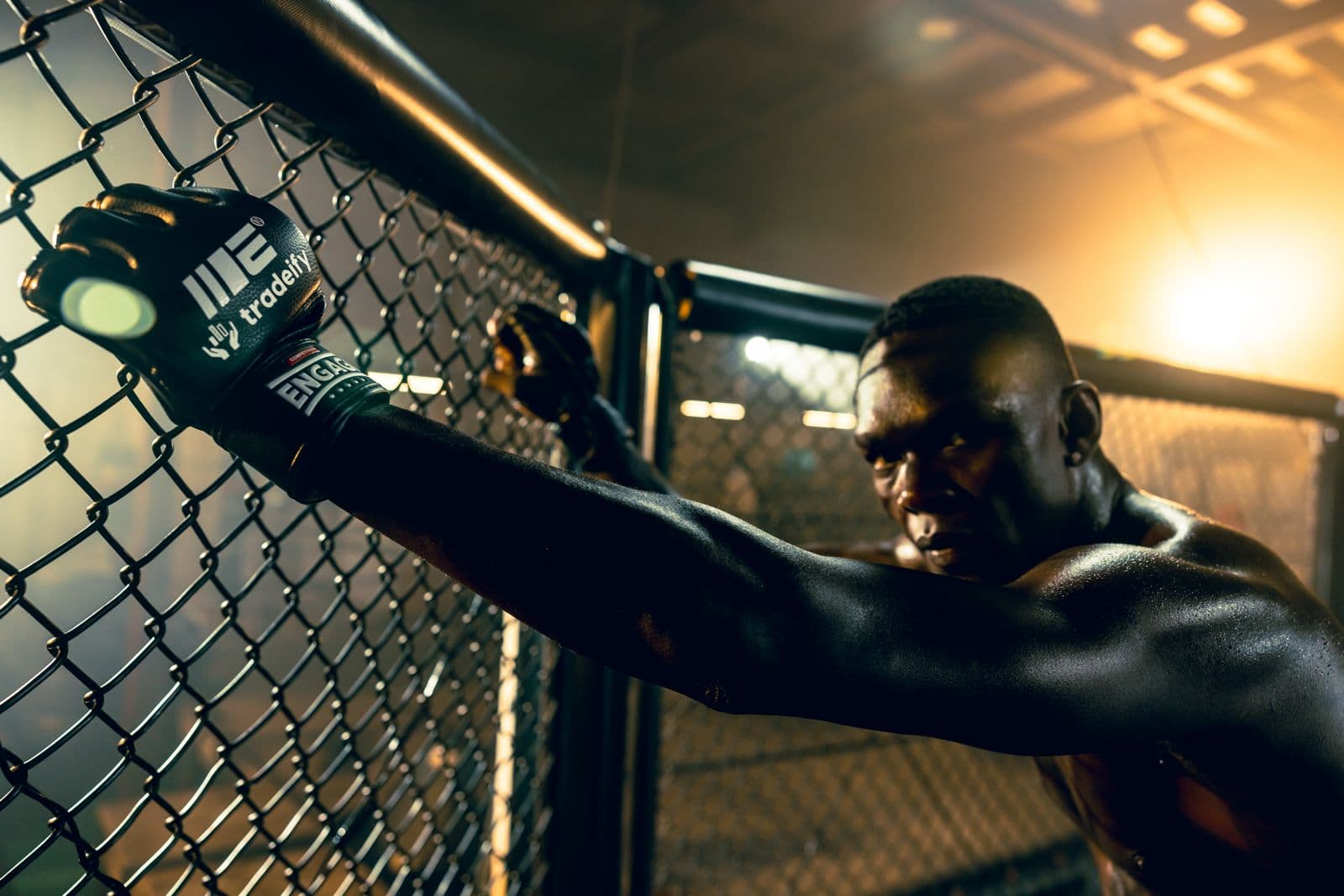 Israel Adesanya Tradeify brand ambassador